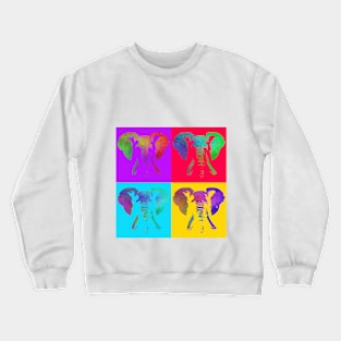 Pop Art - African Elephant Crewneck Sweatshirt